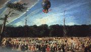 Antonio  Carnicero Balloon Ascent at Aranjuez Norge oil painting reproduction